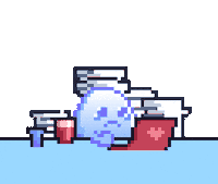 Sad Work Sticker by Potatozzz by 9GAG