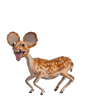 3D Deer Sticker by deadmau5
