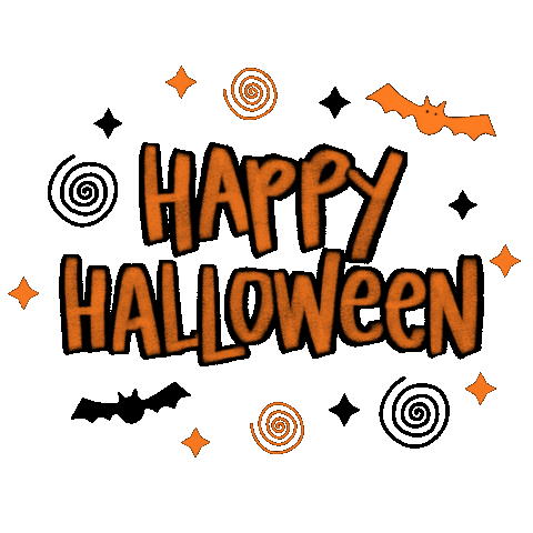 Happy Halloween Sticker by AlwaysBeColoring