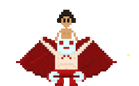 Jack Black Pixel Art Sticker