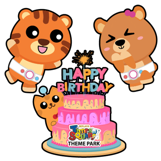 Happy Celebration Sticker by BerjayaTimesSquare