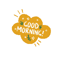 Good Morning Illustration Sticker
