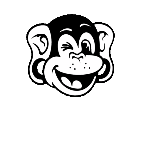 monkysb skate monkey sk8 monkysb Sticker