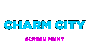 Ink Echo Sticker by Charm City Screen Print