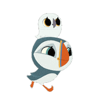 Sleepy Owl Sticker by Puffin Rock