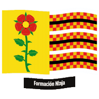 Flag Spain Sticker by Formación Ninja