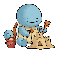 Summer Pokemon Sticker by Regina Awang