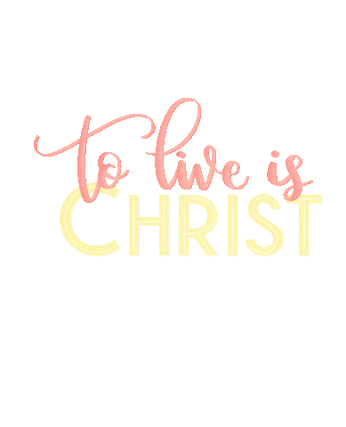 rose_doodles bible bible verse rosedoodles to live is christ Sticker