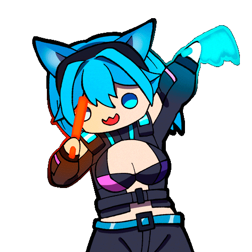 Happy Girl Sticker