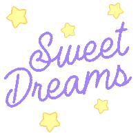 Good Night Stars Sticker by BellaKatDesignCo