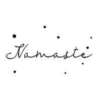 Yoga Namaste Sticker by Nusa Studio Online