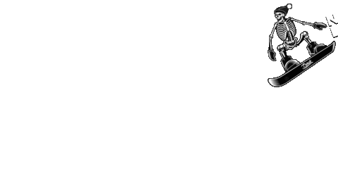 Halloween Snowboarding Sticker by Douk Snow