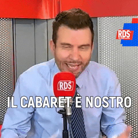 Cabaret Rds Radio GIF by RDS 100% Grandi Successi