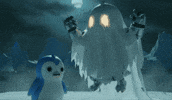 To The Moon Halloween GIF by Mecha Pengu