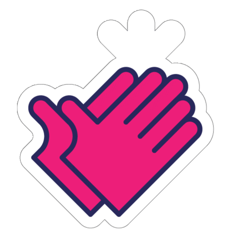 education first clap Sticker