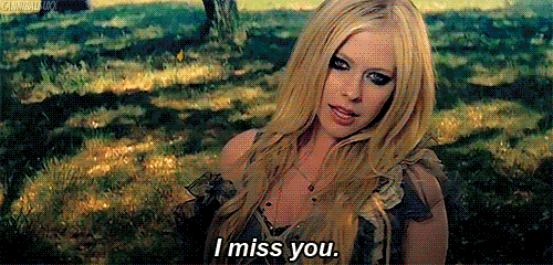 Avril Lavigne Breaking Up GIF