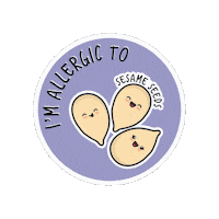 Sesame Sticker by archiesallergies