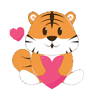 Love You Tiger Sticker by GoodNovelIndonesia