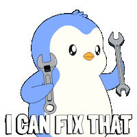 Fixing No Problem Sticker by Pudgy Penguins