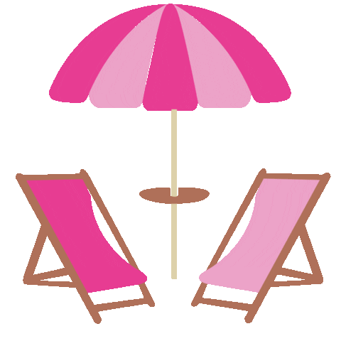 thequirkyname summer beach umbrella summer vibes Sticker