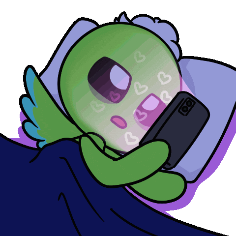 Watching Social Media Sticker by Christophers Genie