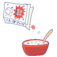 Hungry Food Sticker by Charlotte Mei