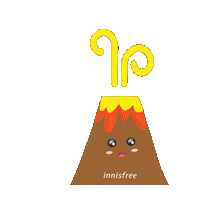 Skincare Volcano Sticker by innisfreeusa