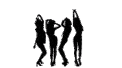 tabler party friends life girls Sticker