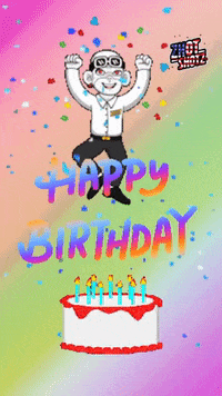 Happy Birthday Friends GIF by Zhot Shop