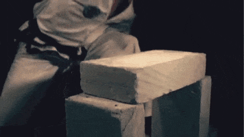 karate chop GIF