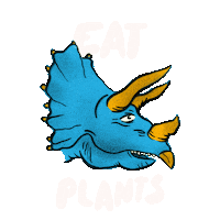 Eat Plant Based Diet Sticker by Jef Caine