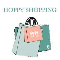Shopping Bunny Sticker by Beauty by Earth