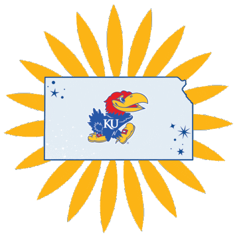 Sunflower State Sticker by University of Kansas