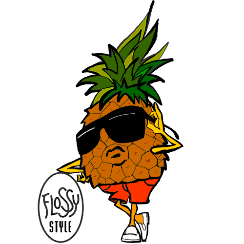 pineapple Sticker by Flossy Style