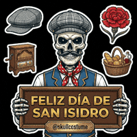 San Isidro Skull GIF