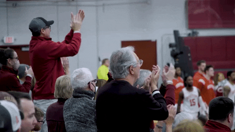 Basketball Clapping GIF by Colgate Athletics