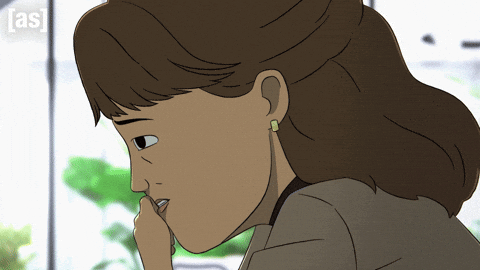Nervous Turn GIF by Adult Swim