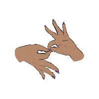 probonoasl asl interpreter pbasl black interpreter Sticker