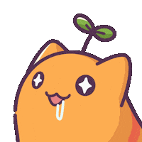 Excited Cat Sticker by Castaways