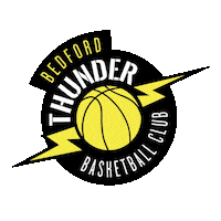 bedfordthunder basketball thunder bedford basketball team Sticker