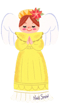 Christmas Angel Sticker