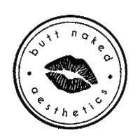 Buttnakedaesthetics kiss lips botox aesthetics Sticker