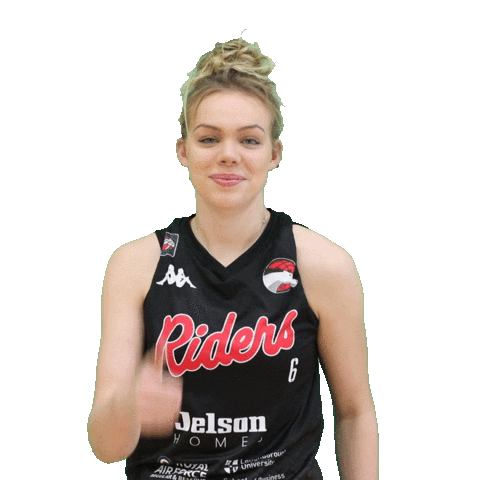 womens basketball thumbs up Sticker by Leicester Riders Women