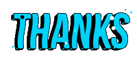 thanks thank you Sticker by Omer