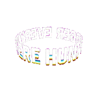 3D Text Sticker by Huni Badger