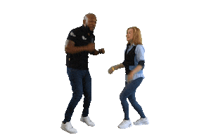 hagonederland friends lets go clean cleaning Sticker