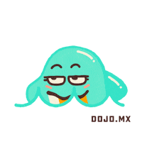 dojostudiomx eat feliz smiling dolphin Sticker