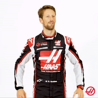 haasf1team f1 formula 1 stretching warm up GIF
