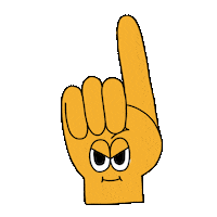 Hand No Sticker by Tiago : )
