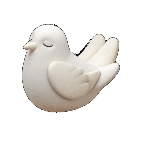 3D Bird Sticker